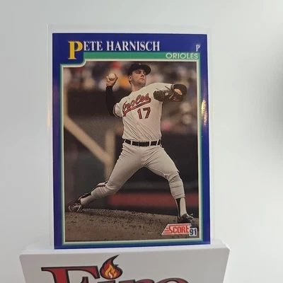 1991 Score - Pete Harnisch #492 Baltimore Orioles  - Image 1 of 4