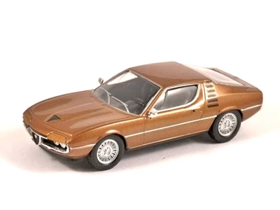 ALFA ROMEO  MONTREAL  MARRON  METAL  - DEAGOSTINI -   1/43 - Photo 1/4