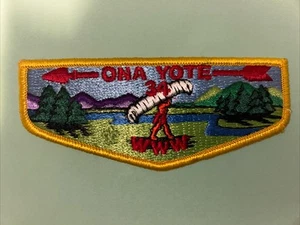 Ona Yote Lodge 34 OA solapa verde FDL - Imagen 1 de 1