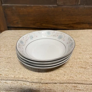 Set of 4 English Garden Fine China 1221 Japan Dessert Bowls 5.5” Floral - Picture 1 of 10