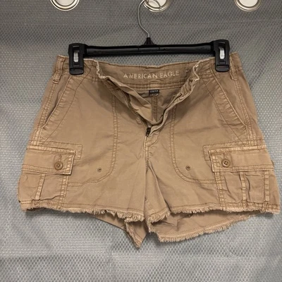 Pantalones cortos cargo American Eagle talla 0 elásticos  Foto 1 de 4