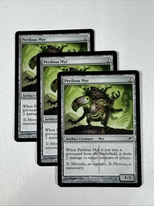 [X3] Perilous Myr - NM/MINT NP Regular #192 Scars of Mirrodin MTG Unplayed - Picture 1 of 2