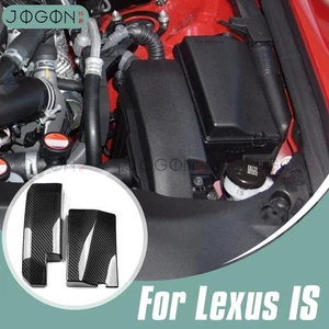 Real Carbon Engine Battery Terminal Cover For Lexus IS IS300 IS350 IS500 2021-25 - Picture 1 of 16