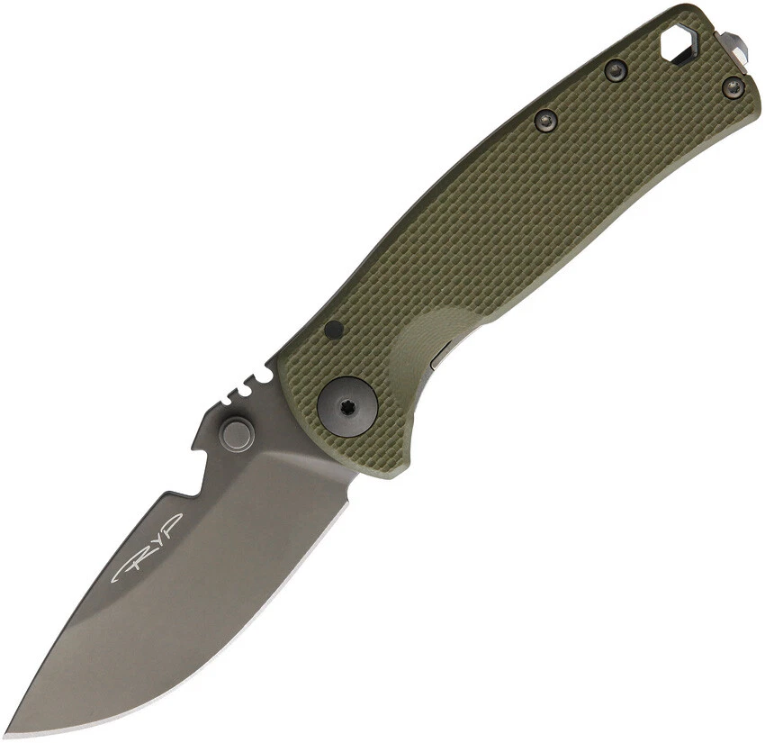 DPx Gear HEST/F Urban MilSpec Framelock OD Green & Gray Folding Knife XHSF060 Foto 1 de 1