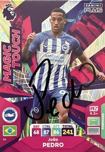 Panini Adrenalyn XL plus 24 Brighton Joao Pedro Hand Signed Card - Bild 1 von 1