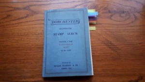 OLD DORCHESTER STAMP ALBUM : SMALL BRITISH COLONIES & WORLD -690 USED STAMPS. - Imagen 1 de 18