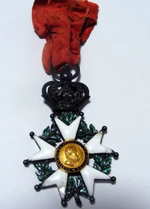 FRANCE ORDER . LEGION OF HONOUR . RESTORATION , LOUIS XVIII . GOLD, SILVER . - Picture 1 of 9
