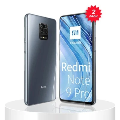 2x Xiaomi Redmi Note 9 Pro Schutzglas Panzerfolie Displayschutz Echtglas 9H