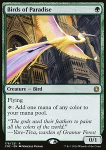 Magic the Gathering MTG Birds of Paradise (176) Conspiracy Take the Crown LP - Picture 1 of 1