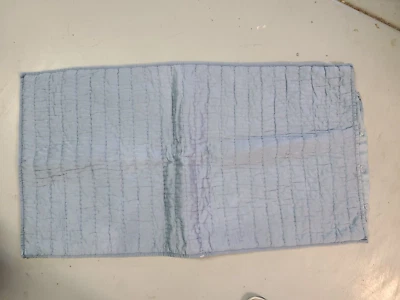 Pottery Barn "Blue Silk/Cotton" Quilted King Sham - Image 1 of 2