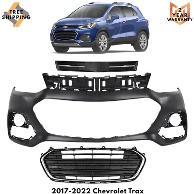 Front Bumper Cover Fascia & Grille Assembly Kit For 2017-2022 Chevrolet Trax Foto 1 de 4