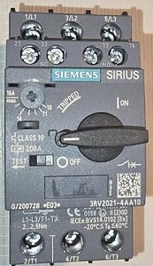 Siemens 3RV2021-4AA10 Sirius Motorschutzschalter - Bild 1 von 2
