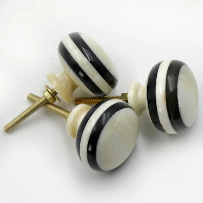 Möbelknopf Natur Möbelknöpfe Yakbone Knochen Antik Stil Schubladengriff 175 - Bild 1 von 4