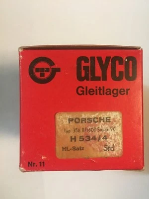 Porsche 356 SUPER 90 1960-63 Standard Main Bearing Set German PART # 61610013000 - Image 1 of 4