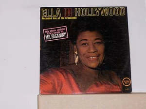 Ella Fitzgerald - Ella in Hollywood - Mono Vinyl LP Record Album Promo Excellent - Picture 1 of 2