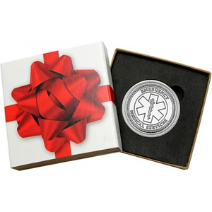 EMS Star of Life 1oz .999 Fine Silver Round by SilverTowne in Gift Box with slee - Picture 1 of 8