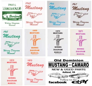 Diagrama de cableado Mustang 1965-1973 manual - Imagen 1 de 11