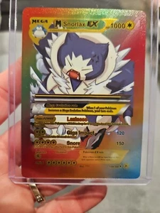 M Snorlax EX Rainbow Foil Fan Art Vinyl Sammler Pokemon Karte 159/300 - Bild 1 von 5