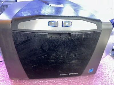 Fargo DTC1250e Thermal Transfer Full Color ID Card Printer with AC Adapter - Image 1 of 4
