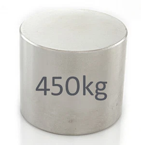 AIMANT PUISSANT EN NÉODYME Discque 70 x 60 mm / N45 / 450 kg Force  - Afbeelding 1 van 4
