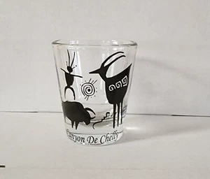 Canyon De Chelly Arizona Native Souviner Shot Glass - Picture 1 of 5