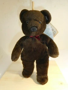 ++ RUSS Teddy TIDBIT dunkelbraun Plüsch samtartig Bärchen ca. 21cm NEU - Picture 1 of 10