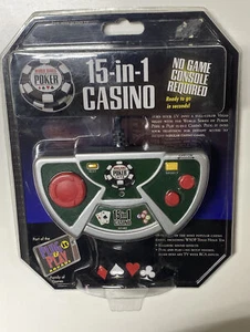 World Series Of Poker Casino Game 15 in 1 Plug Play TV Arcade New Texas Hold Em - Picture 1 of 2