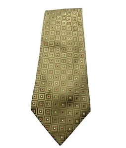 Vintage 100% Silk Geometric Pattern Tie 5a - Picture 1 of 4