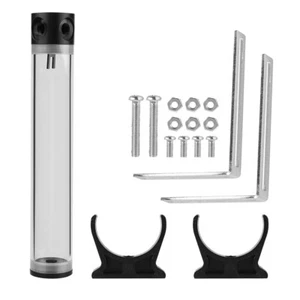 G1/4 Computer PC Water Cooling Tank Liquid Cylinder Radiator Reservoir DIY 300mm - Photo 1/12
