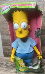 The Simpsons Pull-String TALKING BART SIMPSON 18" Doll by Dandee - Read - Picture 1 of 8