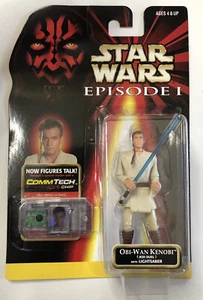 NEW Star Wars Obi-Wan Kenobi (Jedi Duel) with Lightsaber and Comlink Chip - Picture 1 of 6