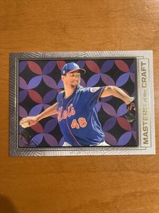 2021 Topps Gallery Masters Of The Craft Jacob deGrom #MTC-7