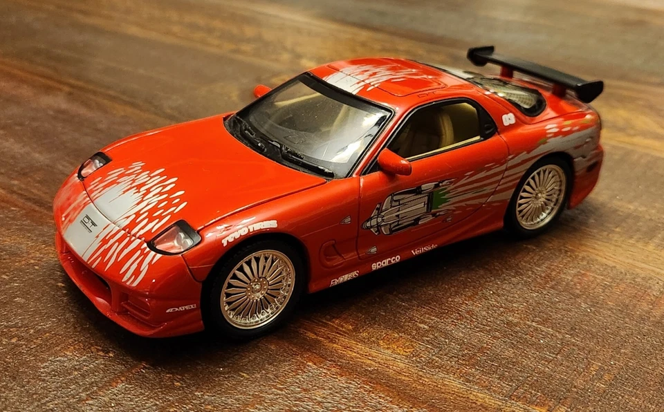 Vintage The Fast And The Furious Mazda RX-7 Racing Champions 1:24 Die Cast - Image 1 of 4