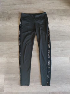 Schwarz Braune Sport Leggings athltc Aufdruck S 36 H&M - Bild 1 von 5