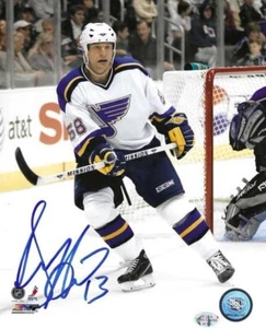Autographed 8x10 DAN HINOTE St. Louis Blues photo - w/COA - Picture 1 of 1