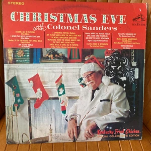 CHRISTMAS EVE WITH COLONEL SANDERS STEREO VINYL LP RECORD ALBUM KFC RCA PRS 256 - Picture 1 of 6