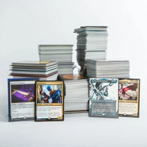 MAGIC THE BUNDLE MTG MEGA BUNDLE JOB LOT STARTER COLLECTOR 1000 CARDS INC RARES - Picture 1 of 3