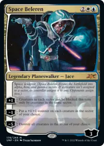 SPACE BELEREN x1 mtg quasi nuovo-M Unfinity 1 Mythic - Foto 1 di 1