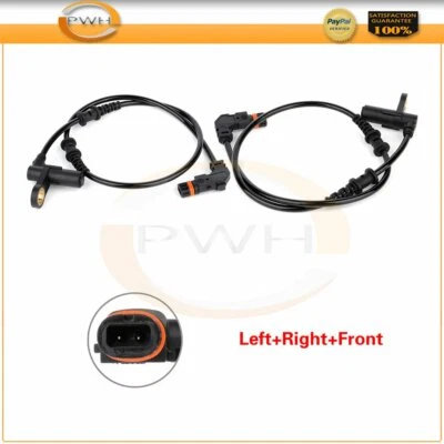 Pair Front ABS Wheel Speed Sensor Fits Mercedes-Benz CL500 2000-2006 5.5L Base Foto 1 de 4