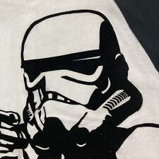 Storm Trooper Star Wars T-Shirt Youth XL Black and White Athletic Shirt