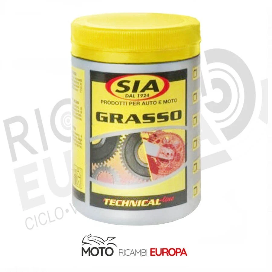 GRASSO GIALLO PER MOTO AUTO DA 250 ML CATENE INGRANAGGI CUSCINETTI STAUFFER UNIV - Immagine 1 di 1