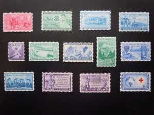 1952 US Commemorative Complete Year Set #1004-1016 MNH OG F/VF #2 - Bild 1 von 1