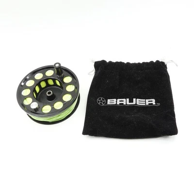 Bauer M5 Fly Fishing Reel Spare Spool. W/ Pouch. (B). See Description. - Image 1 of 4