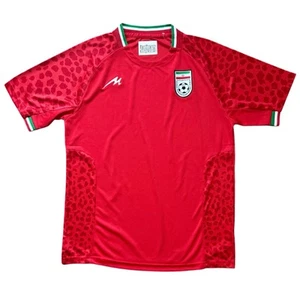 2022/25 IRAN Away Jersey World Cup Fan Version (SLIM FIT) RED NEW - Picture 1 of 19