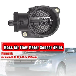 0280217117 Mass Air Flow Meter Sensor 4Pins For Audi A3 A4 A6 1.8T For VW Jetta - Picture 1 of 9