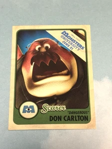 Don Carlton Disney Monsters University Carta Spaventapasseri #6 Proiezionista - Foto 1 di 2