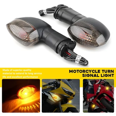 2X Luz indicadora de señal de giro para motocicleta para YAMAHA YZF- R25 R3 R15 R1 R6 R6S A Foto 1 de 4