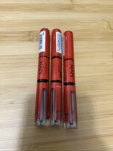 Brillo de color de labios NYX Shine Loud High Shine SLHP 28 STAY STUNTIN, NUEVO SELLADO 3 piezas - Imagen 1 de 2