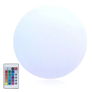 LED Beach Ball Toy 16 Color Changing Floating Pool Lights Beach Ball fiiZk - Picture 1 of 12