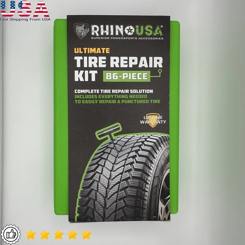 Kit de reparación de tapones de neumáticos de alta resistencia 86 piezas automóviles motocicletas vehículos todo terreno autocaravanas remolques nuevo Foto 1 de 4